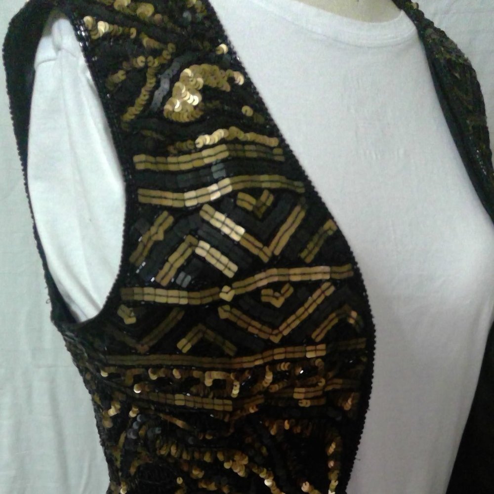 Joan Leslie Studio Sequin Vest - Beautiful Size Medium